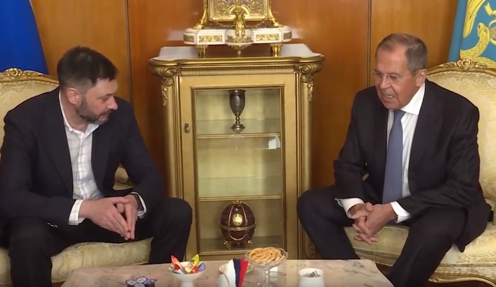 Глава МИД Сергей Лавров провел встречу с Кириллом Вышинским