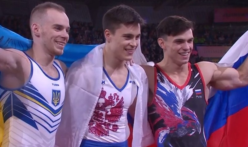 Российские гимнасты выиграли 13 медалей чемпионата Европы