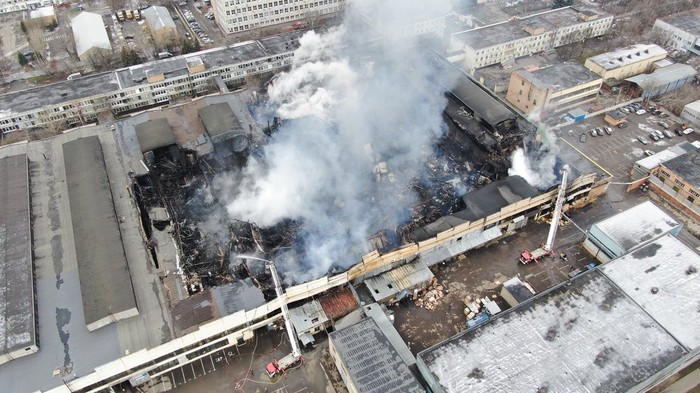 Фото пожар в москве