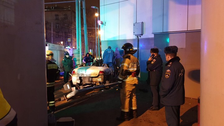 Момент смертельного ДТП возле станции МЦК «Окружная» попал на видео