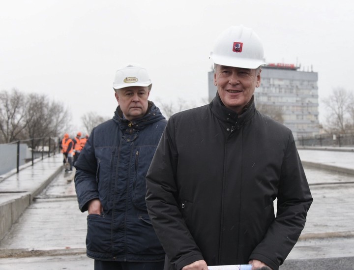 Сергей Собянин: Путепровод через МЦК будет готов в течение нескольких месяцев
