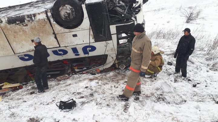 Три человека погибли и 15 пострадали в аварии с автобусами под Тамбовом