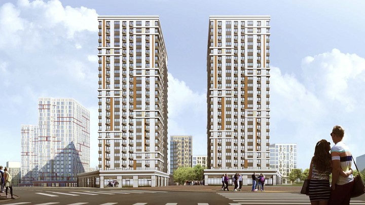 Две симметричные жилые башни появятся в Москворечье-Сабурове