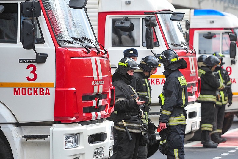 Пожар в торговом центре «Ханой — Москва» ликвидировали