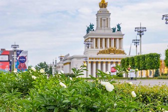 Пионы зацвели на ВДНХ