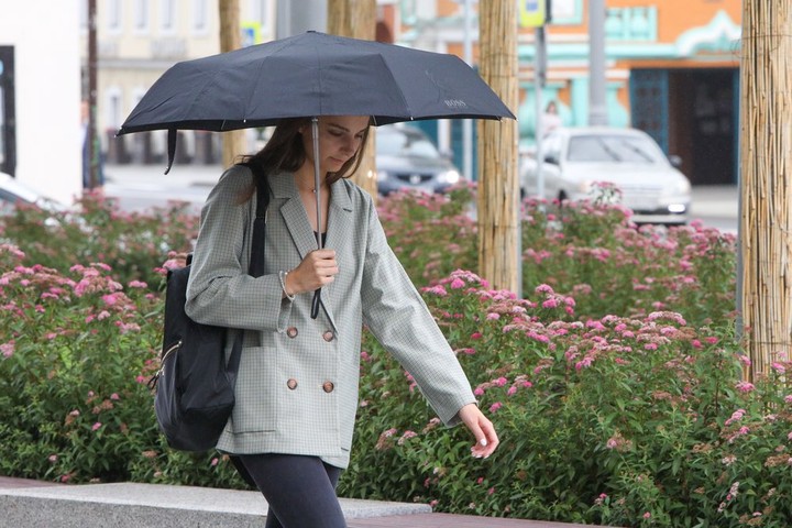 Прохладная дождливая погода ожидается в Москве в выходные