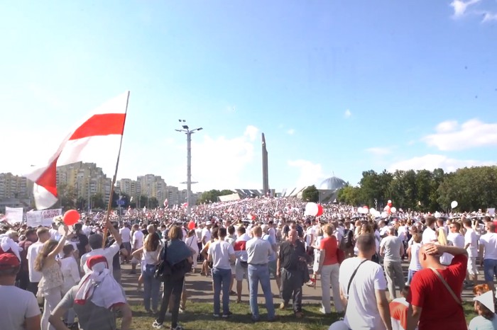 Акция протеста завершилась в Минске