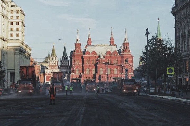 Движение на Тверской улице откроют вечером 4 августа