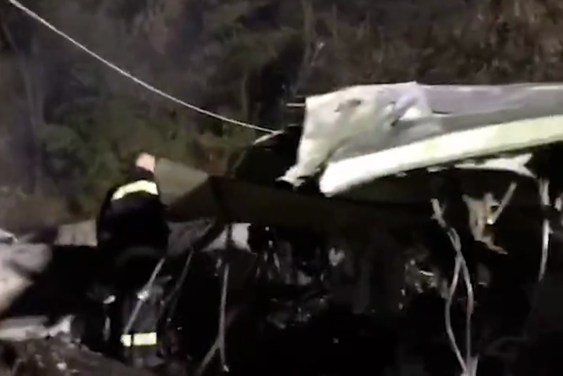 МВД Украины: 22 человека погибли при крушении военного самолета под Харьковом