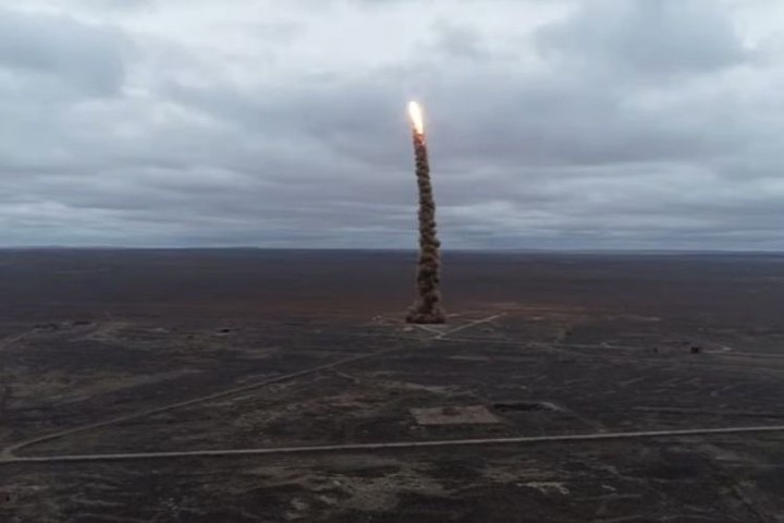 Минобороны России показало пуск новой противоракеты