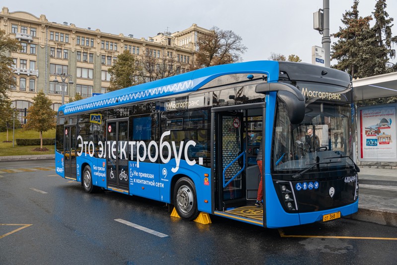 Число электробусов на маршруте № 231 в Москве увеличится 