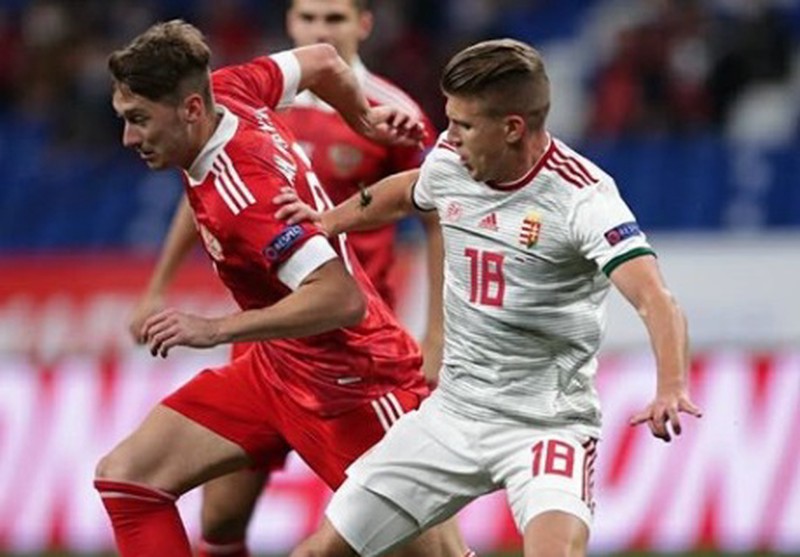 Футболисты сборной РФ сыграли вничью с командой Венгрии в матче Лиги наций