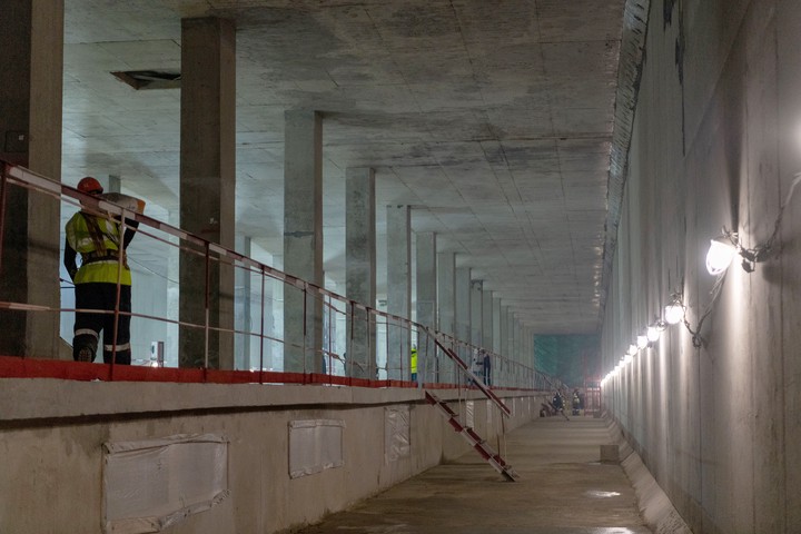 Станция «Улица Новаторов» Троицкой линии метро готова на 25 процентов