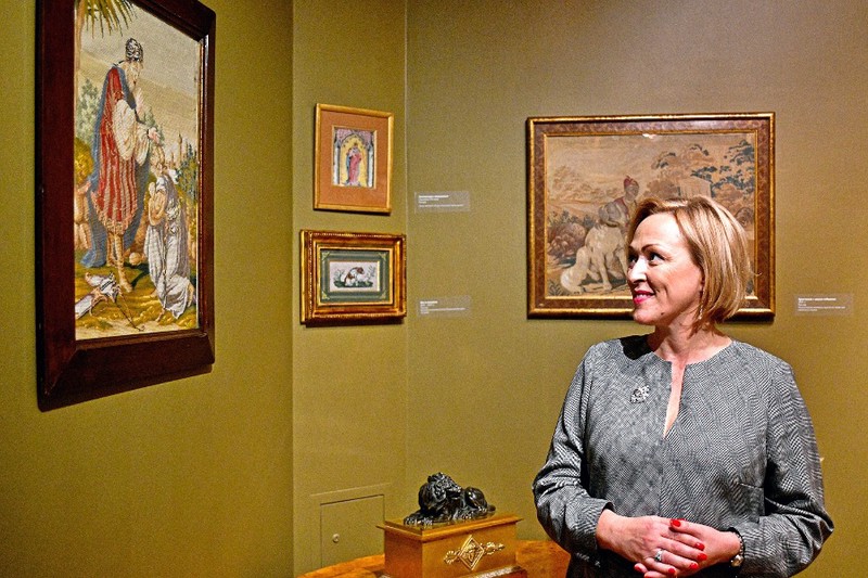 Выставка «Старинные вышивки» открылась в столичном Музее Тропинина