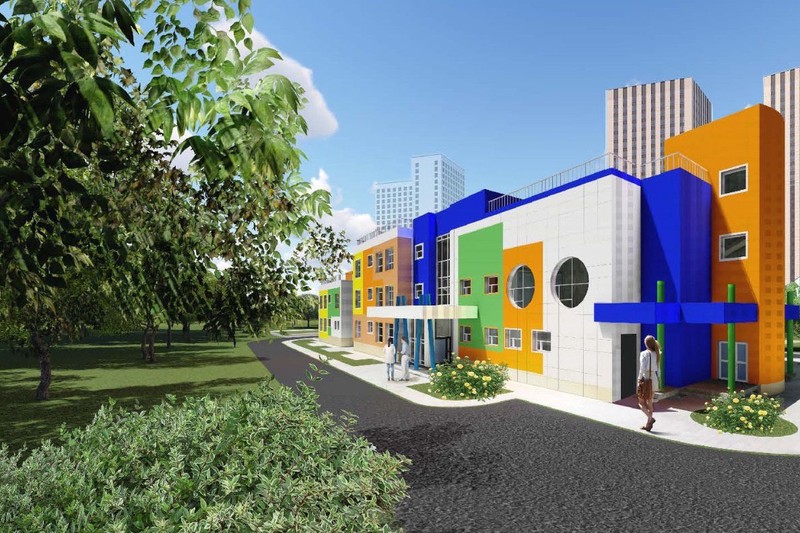 Новый детский сад с ярким фасадом появится в Южном Бутове