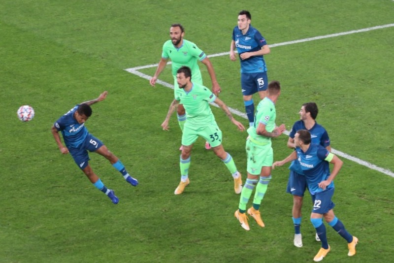 «Зенит» сыграл вничью с «Лацио» в матче группового этапа Лиги чемпионов