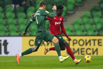 «Краснодар» разгромил московский «Локомотив» со счетом 5:0 в матче РПЛ