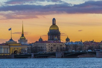 Международный поток туристов в Санкт-Петербург снизился на 90 процентов за 2020 год