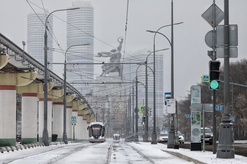 Движение трамваев в центре Москвы восстановлено