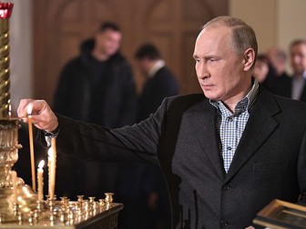 Владимир Путин поздравил верующих россиян с Рождеством Христовым