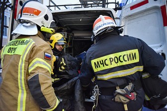 Пожар произошел в жилом доме в центре Москвы