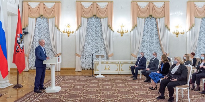 Сергей Собянин вручил премии Москвы столичным журналистам