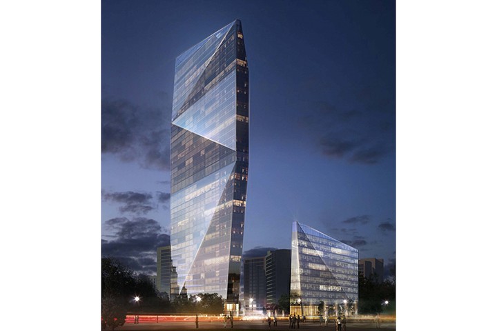Власти Москвы согласовали проект башни-«кристалла» на Краснопресненской набережной