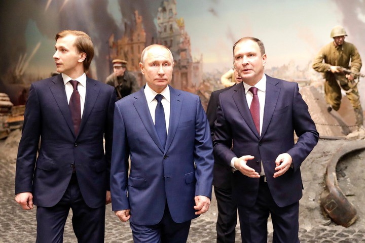 Владимир Путин посетил Музей Победы в Москве