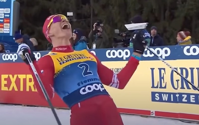 Александр Большунов досрочно выиграет Кубок мира по лыжным гонкам