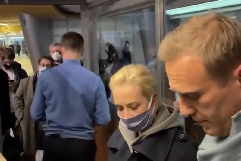 УФСИН: Алексей Навальный задержан в аэропорту Шереметьево