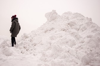 Американец убрал снег на тропинке у своего дома при помощи огнемета