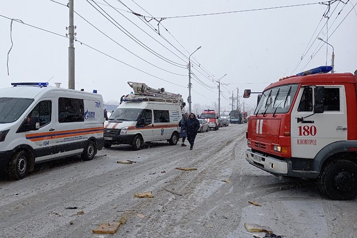 Девушка пострадала при взрыве газа на цокольном этаже дома в Нижнем Новгороде