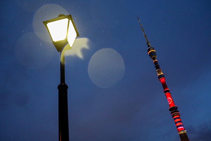 Останкинская башня в Москве покажет световое представление в честь Дня Победы