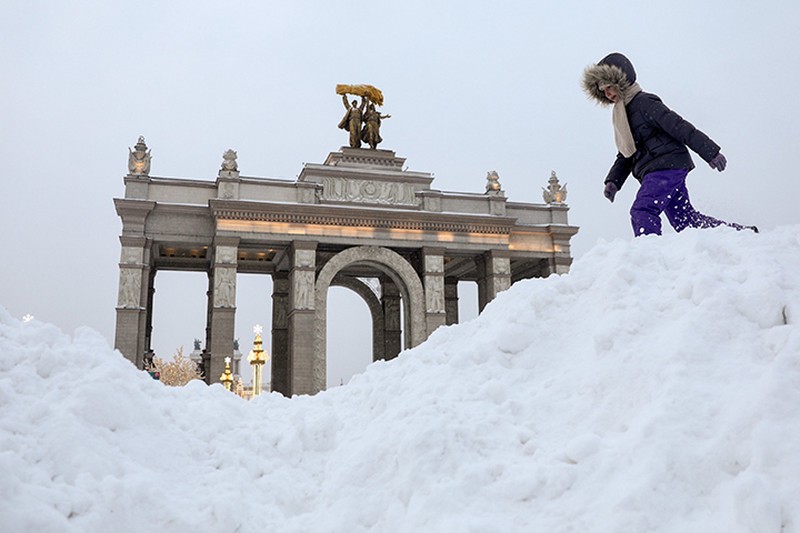 Февраль 2021 года стал рекордно снежным за последние семь лет в Москве