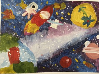 Детские рисунки украсят Международную космическую станцию