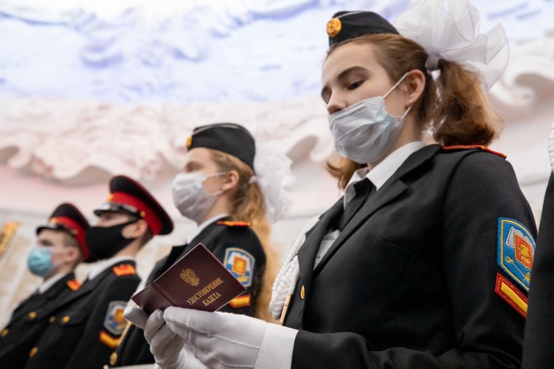 Свыше 800 школьников дали кадетскую клятву в Музее Победы