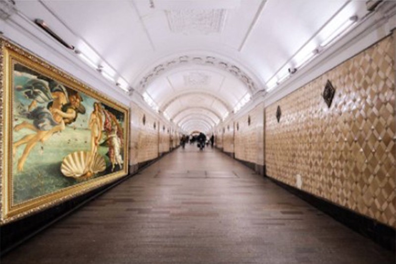 Дептранс представил, как бы известные полотна смотрелись в интерьерах столичного метро
