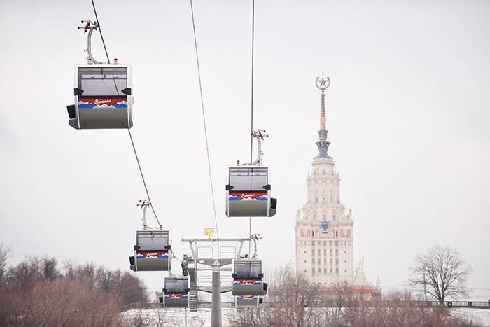 Московская канатная дорога пригласила на бесплатные новогодние праздники