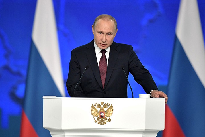 Владимир Путин выступит с посланием Федеральному собранию 21 апреля