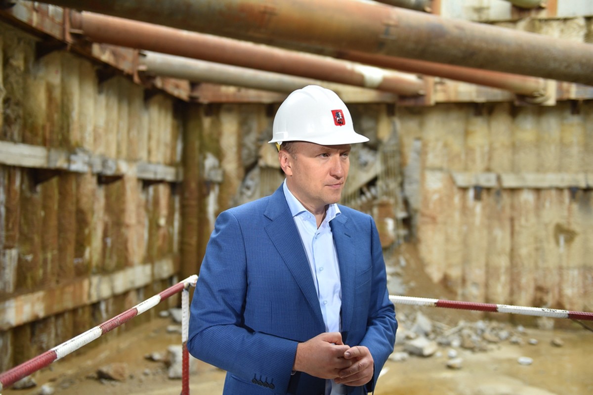 Андрей Бочкарев: На станции «Калужская» ведутся работы по сооружению пересадки на БКЛ