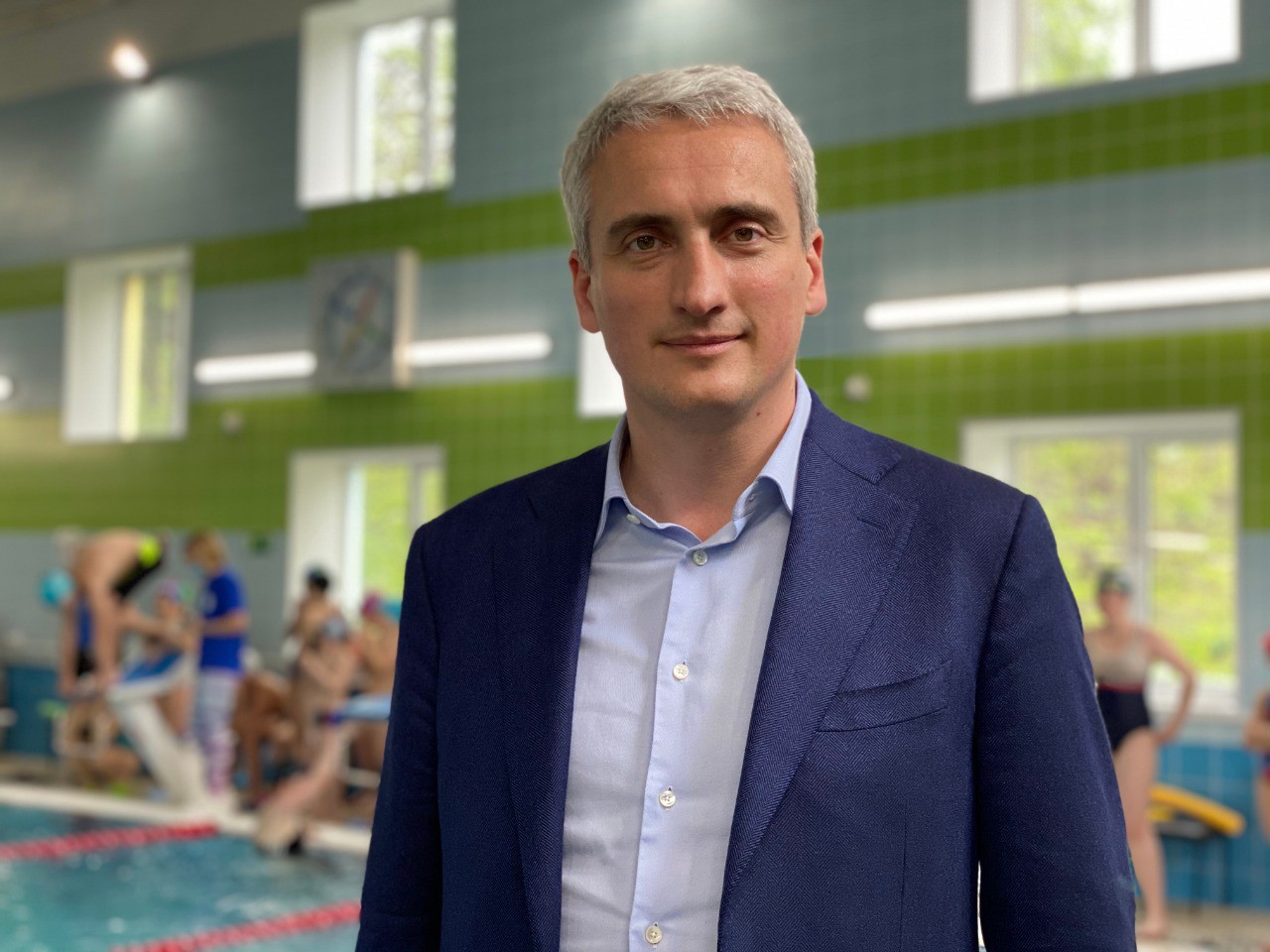 Идею «100 бассейнов» Нифантьева поддержала чемпионка СССР по плаванию. Фото: Галина Бродская