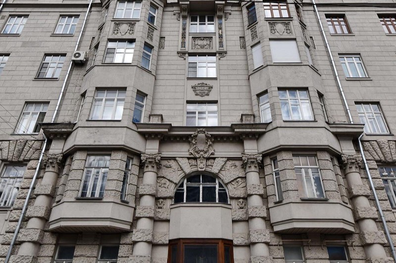 Фасад дома Кальмеера в Москве капитально отремонтируют