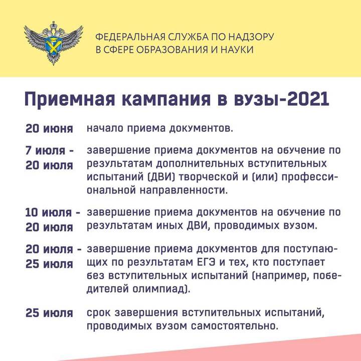 Российские вузы начали приемную кампанию