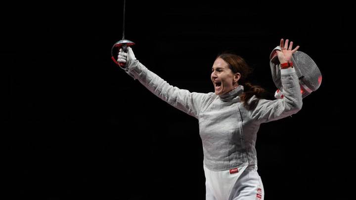 София Позднякова. Фехтование, сабля / Фото: twitter/Olympic_Russia София Позднякова. Фехтование, сабля / Фото: twitter/Olympic_Russia
