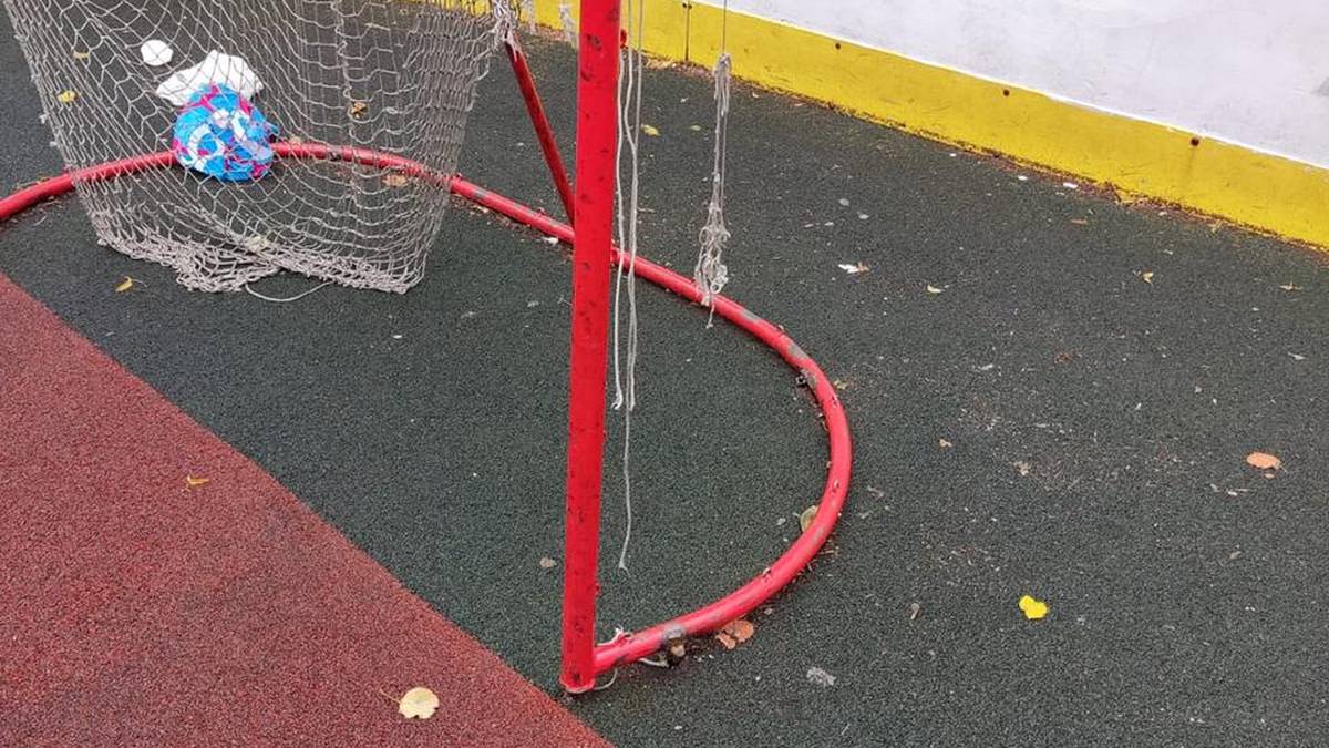 Хоккейные ворота упали на десятилетнего мальчика на стадионе в Москве
