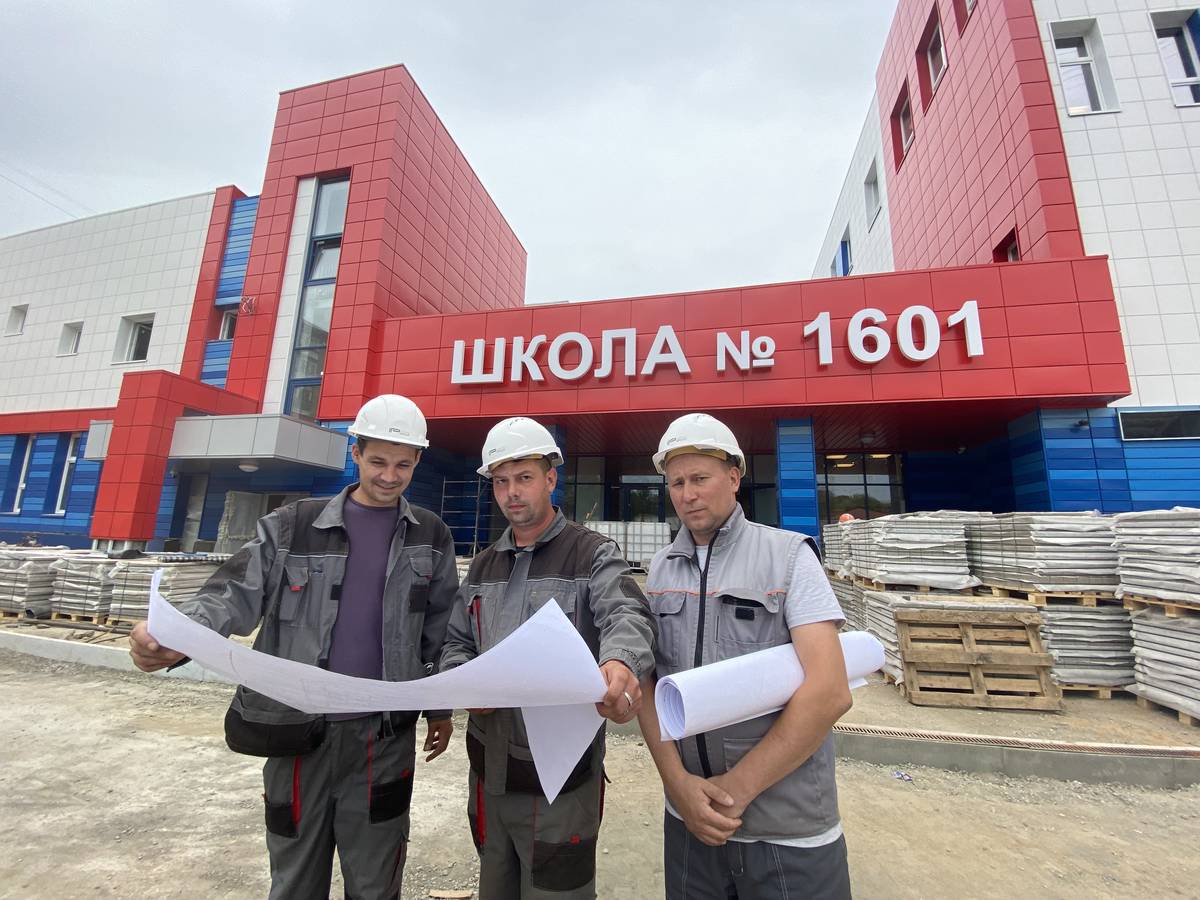 При строительстве учебных учреждений в Москве применяются новые технологии