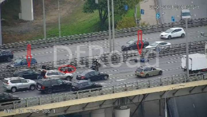 Движение по внутренней стороне ТТК в Москве затруднено из-за аварии