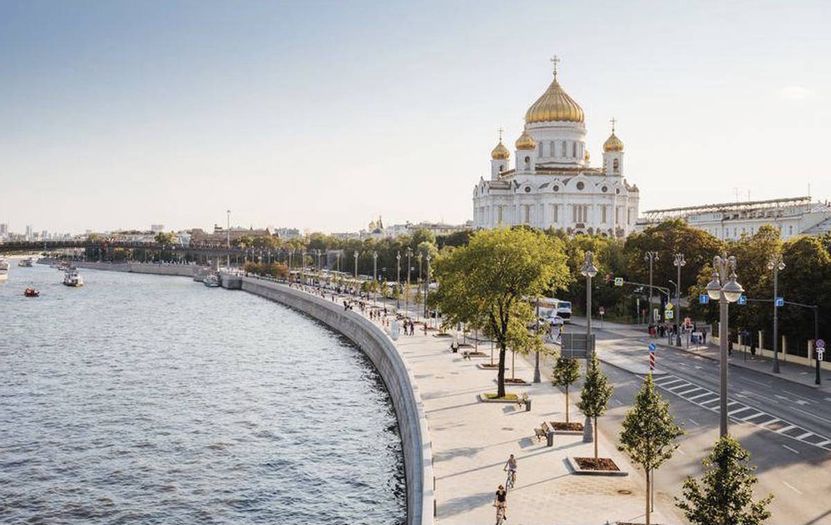 Более 35 набережных благоустроили в Москве за 10 лет