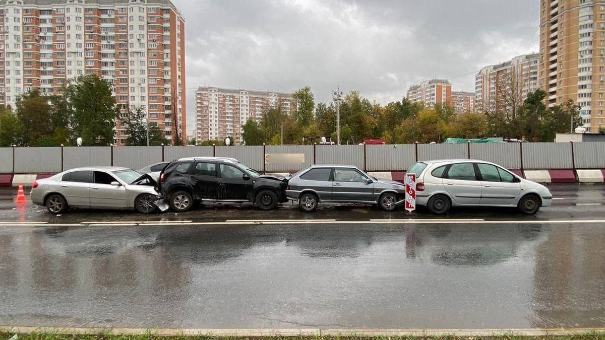 Более 170 аварий произошло на дорогах Москвы за прошлую неделю