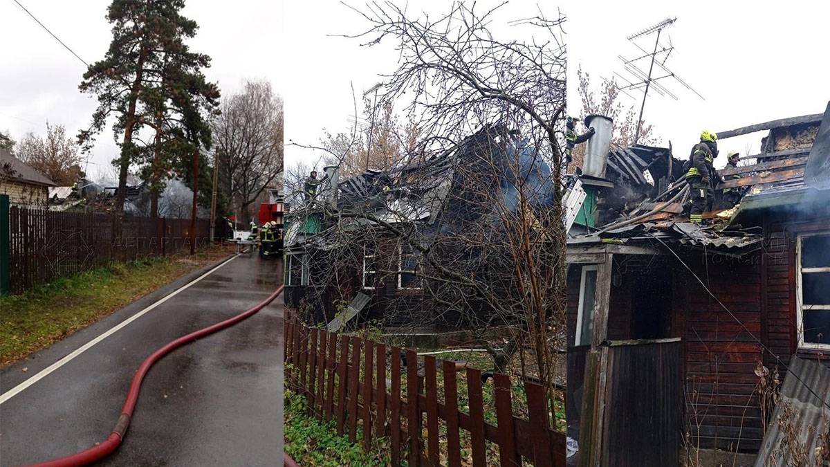 Один человек погиб при пожаре в частном доме на востоке Москвы